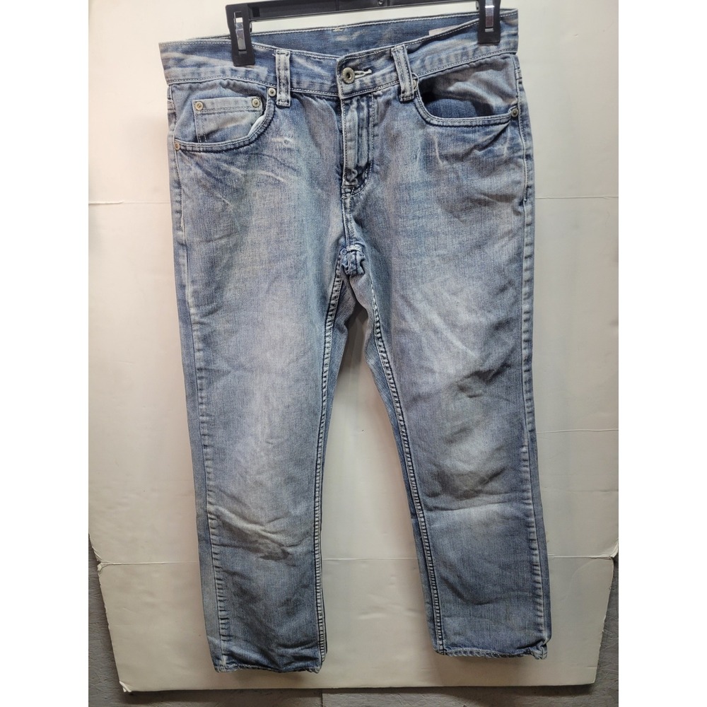 FLYPAPER Denim‎ Jeans W31 L32 Straight Leg Light Wash Embroidered Pockets Y2K